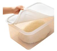 PLABNK Caja Fermentación Masa (Transparente), con Tapa/Apertura Superior, 4L/7,5L/12,5L, Sellada/Impermeable+fácil Limpiar, para Fermentación Masa, Almacenamiento De Frutas/Verduras,12.5L
