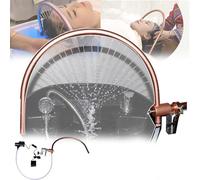 Head SPA (Ajustable A 360°), Terapia De Agua Portátil, Forma Arco/Ajuste Giratorio, Diseño Salida Agua Inclinada, A Prueba Fugas, Facilita Estado Ánimo, para Equipos Masaje/salón,A