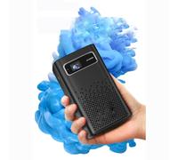 PLABNK Mini Proyector (4K HD), Proyector Bluetooth 3D, Control Remoto, 180 ANSI, Corrección Keystone Automática, Batería Incorporada De 8000 MAh, Compatible con Tipo-c/USB/HDMI,Black