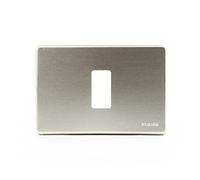 Placa 1 Modulo inoxidable Ticino Magic 503/1/x