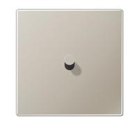 Placa 1x1 pal. cono 1912, color acero (referencia: JUNG ES12-0K1)