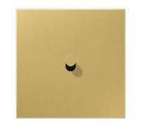 Placa 1x1 pal. cono 1912, color latón classic (referencia: JUNG ME12-0CK25)