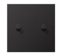 Placa 1x2 pal. cono 1912 dark (referencia: JUNG AL12-5DK01)