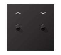 Placa 1x2 pal/persiana cilindro 1912 dark (referencia: JUNG AL12-5PDR01)