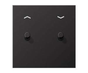Placa 1x2 pal/persiana cilindro 1912 dark (referencia: JUNG AL12-5PDR01)