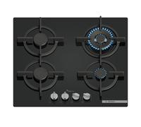 Placa a Gas Bosch Serie 6 4 Zonas 8000W Negro - PPH6A6I10