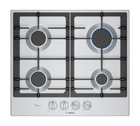 Bosch Serie 6 PCP6A5I90 hobs Acero inoxidable Integrado 58 cm Encimera de gas 4 zona(s)