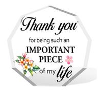 Placa acrílica de amistad para mujeres, regalos para mejor amiga, distancia significa tan poco cuando, placa acrílica para niñas, mejor amiga