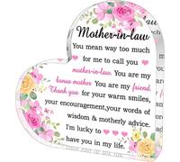 Placa acrílica para regalo del día de la madre, regalo de cumpleaños, aniversario, Acción de Gracias, recuerdo de mamá, decoración del hogar, placa acrílica decorativa