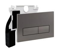Placa Actuador Mate para Geberit Duofix Sigma/Delta/BASIC Gris oscuro