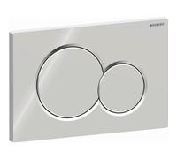 Placa actuadora de doble descarga 115770115, placa de revisión para sistema de descarga de 2 botones, 246 x 164 x 13 mm, blanca