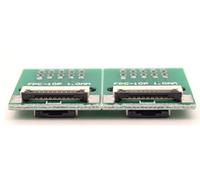 Placa adaptadora 0,5/1,0 MM a 2,54 MM conector soldado 4/5/6/8/10/12/14/16/20/26/3040/45/50/60 Pin(Two-sided,24 Pin)