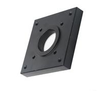 Placa adaptadora 130 para soporte de motor MBA20-E C5, placa de montaje cuadrada con orificio central, compatible con carcasa del motor, 1 unidad