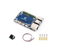 Placa adaptadora CM5 a Pi 5 diseñada para Rasp Pi Compute Module 5, solución alternativa para Raspberry Pi 5, Eth, USB, MIPI, HDMI, cabecera de audio, etc. Compatible con conexión al micrófono