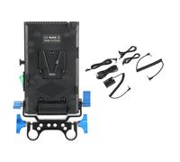 Placa adaptadora convertidora del sistema de protección de circuitos integrados para montaje V Lock con fuente de alimentación USB, múltiples