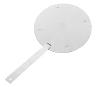 Placa Adaptadora de Acero Inoxidable Redonda para Cocina de Inducción | Asa, Conducción y Disipación Térmica, Uso en Cocina de Gas, Color Plata, Accesorio Esencial