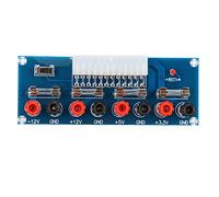 Placa Adaptadora de Alimentación de PC Escritorio Estuche XH-M229 Puerto ATX de 24 Pines Indicador de Alimentación + Interruptor de Alimentación para Proyectos Informáticos Sistemas Integrados