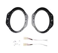 Placa adaptadora de altavoz para puerta de coche ABS, 6x9 pulgadas, 5x7 pulgadas, 6x8 pulgadas a 5,25 pulgadas, 6,5 pulgadas, kit completo de soporte de montaje con mazo de cables