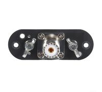 Placa adaptadora de antena dipolo positiva V y V invertida para soportes de onda corta, mejora las conexiones del cable de alimentación y la eficiencia de configuración de antena al aire libre