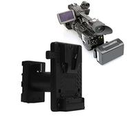 Placa Adaptadora de Batería de Montaje en V, Batería de Puerto V de 3 Baterías a la Serie BP U, Adaptador Divisor de Fuente de Alimentación Retráctil para BP U30 BP U60 BP U90,