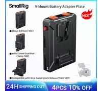 Placa Adaptadora de Batería V-Mount con Gestión Inteligente de Energía SmallRig, Edición Básica para V-Mount Estándar para Interfaces D-Tap / BP 5881