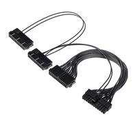 Placa adaptadora de computadora, cable de sincronización de alimentación de minería de 24 pines, amplia compatibilidad, gestión de energía de computadora