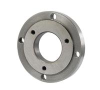 Placa adaptadora de cuatro mordazas de 125 mm, plato frontal de brida estable for mandril de husillo de torno tipo C JY250V JY240V (1 unidad)