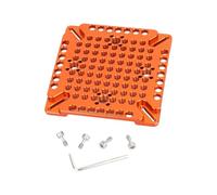 Placa adaptadora de fotografía profesional con adaptador de aleación de aluminio con rosca de 75-100 mm, rosca de 1/4 3/8 puertos