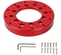 Placa adaptadora de freno de mano USB para Logitech G25 G27 G29 G920 y para thrustmaster T300 T500 - Soporte de montaje de acero inoxidable SIM Racing para configuración de abrazadera de mesa (rojo)