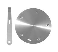 Placa adaptadora de inducción: placa convertidora de inducción para ollas, disco a fuego lento con mango desmontable para espacios pequeños, cocina doméstica, distribución uniforme del calor