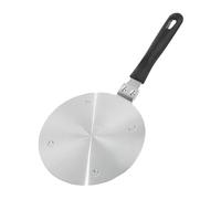 Placa adaptadora de inducción, placa difusora de calor, placa convertidora de estufa de inducción, adaptador de inducción de acero inoxidable, placa de utensilios de cocina con asa, mango de placa de