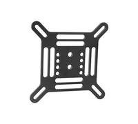 Placa adaptadora de montaje en pantalla para monitores con rosca V de 1/4 de ajuste amplio, materiales de aleación de aluminio, adaptador de montaje de accesorios de video