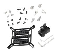 Placa adaptadora de montaje estándar de 75 x 75 pulgadas con soporte de luz integrado para aplicaciones rápidas de fotografía, luz ajustable