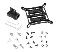 Placa adaptadora de montaje estándar de 75 x 75 pulgadas con soporte de luz integrado para aplicaciones rápidas de fotografía, luz ajustable