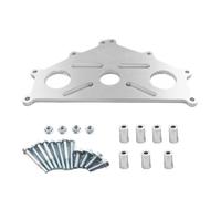 Placa adaptadora de soporte seguro para motor Compatible con LS1 Duramax BBC SBC LS 551897 YX04209(black)