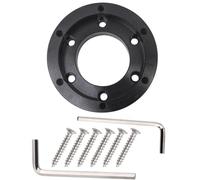 Placa Adaptadora de Volante, Cubo de Volante Universal de Aluminio, Placa Adaptadora de Volante de 70mm, Equipado Con 6 Tornillos, 2 Llaves Hexagonales, para Modelos G29 G920 G923