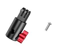 Placa adaptadora multifunción de 3 garras de 1/4 pulgadas para trípodes de rosca de 1/4 pulgadas, soporte de aleación de aluminio para cámara, soporte de luz, adaptador de montaje de cámara
