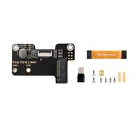 Placa adaptadora para Raspberry Pi5 PCIe a M.2 MINI compatible con interfaz de protocolo NVMe para discos duros