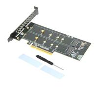 Placa adaptadora PCIe a NVME M Keys para SSD 2230-2280 con transferencia de datos estable