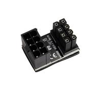 Placa adaptadora PCIe de 8 pines con ángulos de 180 grados para cableado optimizado de tarjetas gráficas de escritorio para tarjetas gráficas de escritorio