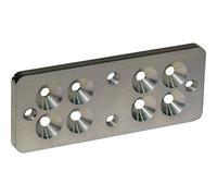 Placa adaptadora WT QuickMOVE, para montar un soporte de piezas en un segmento de tracción