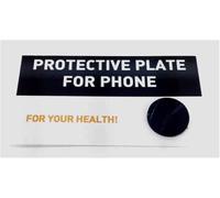 Placa adhesiva de Shungit circular protectora para telefono movil Minerales y Cristales Para Curación, Belleza Energética, Meditacion, Medicina Alternativa, Amuletos Espirituales