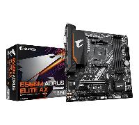 placa amd gigabyte b550m aorus elite ax placa base - procesadores amd ryzen 5000 vrm de 5+3 fases hasta 4733 mhz ddr4 1xpcie 4.0 + 1xpcie 3.0