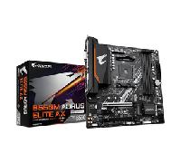 Placa AMD GIGABYTE B550M AORUS ELITE AX Placa base - Procesadores AMD Ryzen 5000, VRM de 5+3 fases, hasta 4733 MHz DDR4, 1xPCIe 4.0 + 1xPCIe 3.0 B550M AORUS ELITE AX