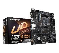 placa amd ryzen gigabyte a520m s2h am4 ddr4 pcx matx hdmi dvi