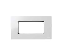 Placa americana blanca 4 módulos estrechos Simon 27 Play - 2700614-030