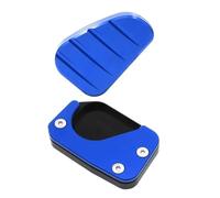 Placa Ampliación Soporte Lateral Motocicleta Para CC110 Para Cross Cub CC 110 Almohadilla Soporte Motocicleta(A and B blue)