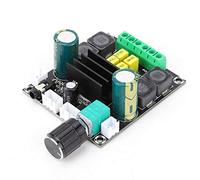 Placa Amplificadora de 2x100W, TPA3116D2 Placa Amplificadora de Potencia de Audio Digital Estéreo de Doble Canal 2x100W, Sonido, 3 Puertos de Entrada de Audio, DC 12-24V,