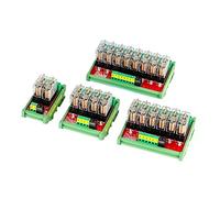 Placa amplificadora de aislamiento señal PLC relé DC12/24V entrada microordenador un solo chip G2R-1 1 pieza(12v,6 channels)