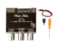Placa Amplificadora de Audio ZK-LT23 con Cable de CC 2.1 Canales 50Wx2+100W Subwoofer TWS MóDulo de Audio InaláMbrico Verdadero